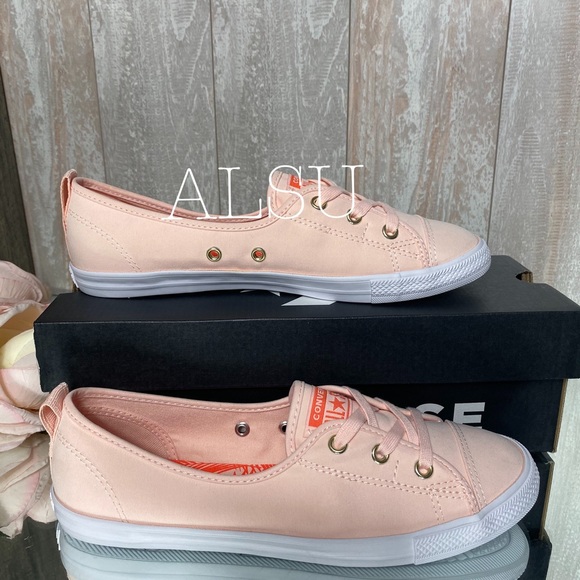 Converse Ctas Ballet Lace Slip Washed Coral W - Picture 2 of 8